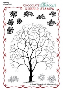 Spinney Design a Tree Rubber stamp sheet - A6