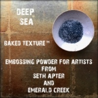 Seth Apter Baked Texture Embossing Powder - Deep Sea