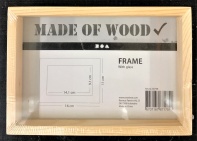 Double Side Wood Photo Frame with glass