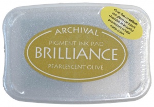 Brilliance Ink Pad - Pearlescent Olive