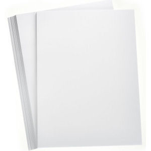 A4 White Silk Board 350gsm - 5 sheets