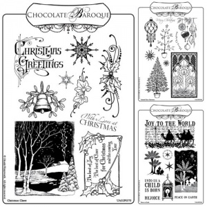 Christmas A5 Rubber stamp Collection 2011