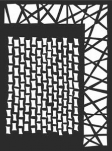 Dylusions Stencil 5''x8'' - Staggered Brickwork