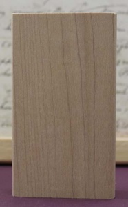 Wood Art Block - 9.7 x 5.3cm Rectangle