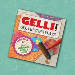 Gelli Printing Plate -  4'' Round