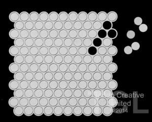 Tando Creative - Chipboard Round Grid