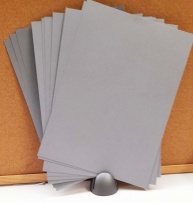 Grey Cardstock A4 - Pack of 10 sheets