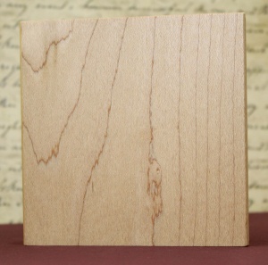 Wood Art Block - 10cm Square