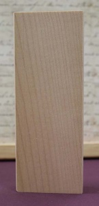 Wood Art Block - 14.2 x 6.5cm Rectangle