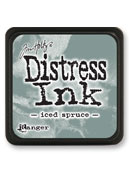 Tim Holtz Mini Distress Ink Pad - Iced Spruce