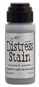 Tim Holtz Distress Stain Brushed Pewter