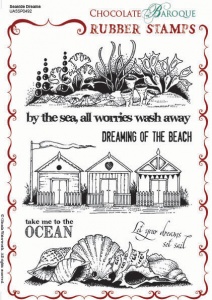 Seaside Dreams Rubber stamp sheet - A5