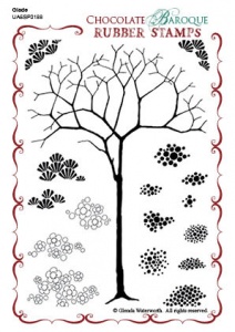 Glade Design a Tree Rubber stamp sheet - A6