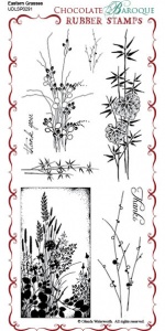 Eastern Grasses Rubber Stamp Sheet - DL