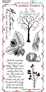 Nature's Peace Rubber Stamp Sheet - DL