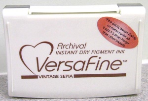 Versafine inkpad Vintage Sepia