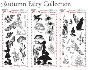 Autumn Fairy Collection Rubber Stamp sheet Multi-buy - DL