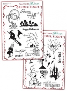Bewitched Moonlight/Nevermore Rubber stamps Multi-buy - A5