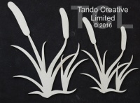 Tando Creative  Laser Cut Board - Bullrushes set 2