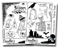 Donna Ratcliff - Spooktacular/Trick or Treat Multi buy A5 rubber stamp sets