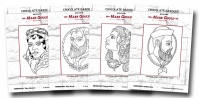 Mark Gould - The Four Faces Multi-buy unmounted rubber stamps - A6
