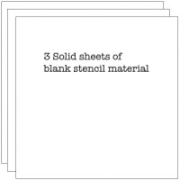 Crafter's Workshop Template 6x6'' 3 Blank Stencil Sheets