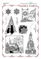 The Gift of Christmas Rubber stamp sheet - A4