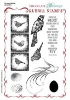 Fly Away With Me Rubber stamp sheet - A5