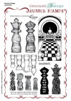 The Art of Chess Rubber stamp sheet - A5