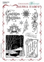 Christmas Cheer Rubber Stamp sheet - A5