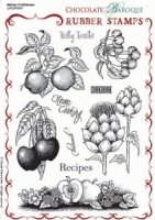 Mellow Fruitfulness Rubber stamp sheet - A5
