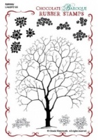 Spinney Design a Tree Rubber stamp sheet - A6