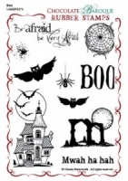 Boo Rubber stamp sheet - A6