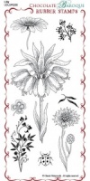 Lily Rubber Stamp Sheet - DL