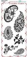 Nature's Paisleys Rubber Stamp Sheet - DL