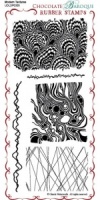 Modern Textures Rubber Stamp Sheet - DL