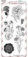 Fresh Florals Rubber Stamp Sheet - DL
