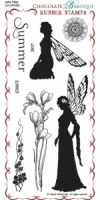 June Fairy Rubber Stamp sheet - DL