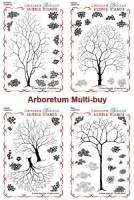Woodland, Orchard, Glade & Spinny Design-a-Tree Rubber stamps Multi-buy - A6