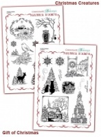Christmas Creatures/The Gift of Christmas Rubber stamps Multi-buy - A4