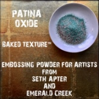 Seth Apter Baked Texture Embossing Powder - Patina